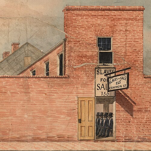 New Orleans slave market